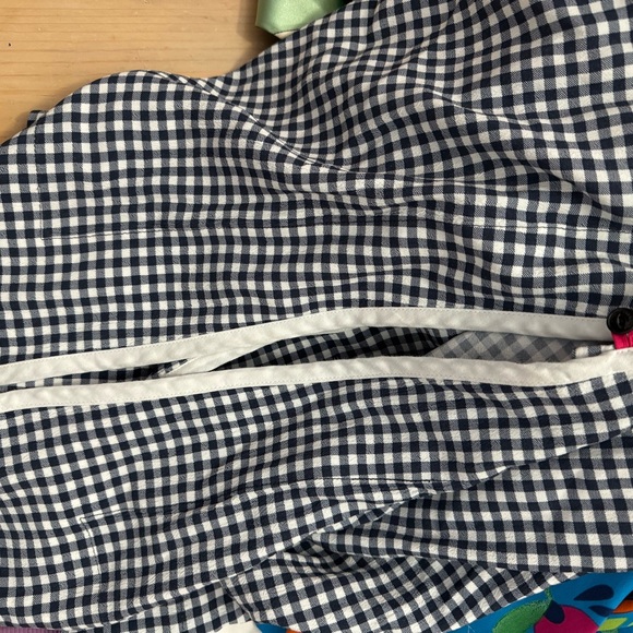 rag & bone Navy and White Checkered Dress size S - Picture 4 of 4